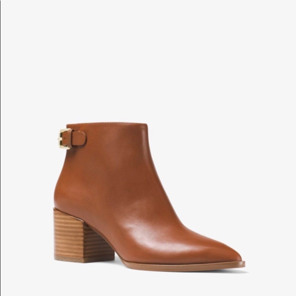 MICHAEL KORS Leather Ankle Boots